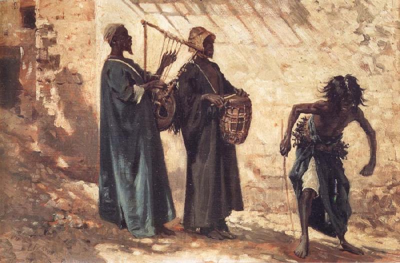 Stefano Ussi Dancing Fakir